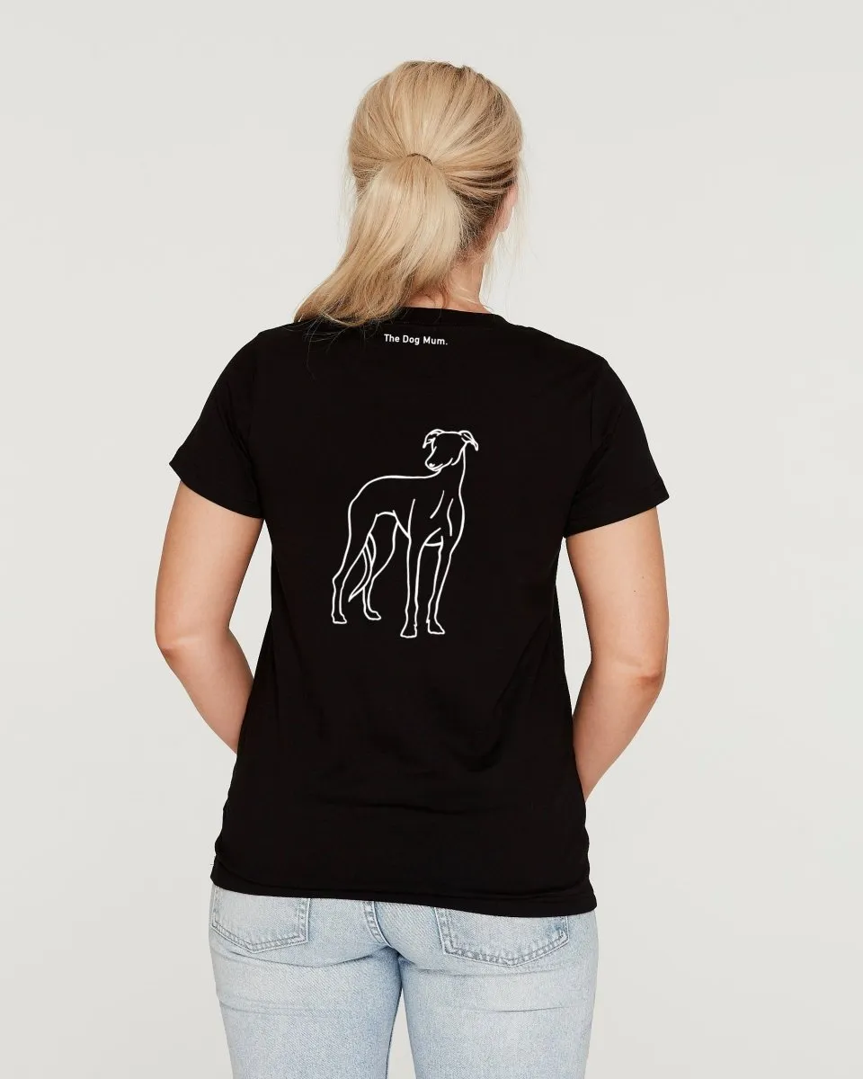Greyhound Mum Illustration: Classic T-Shirt