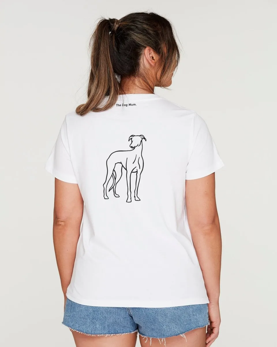 Greyhound Mum Illustration: Classic T-Shirt