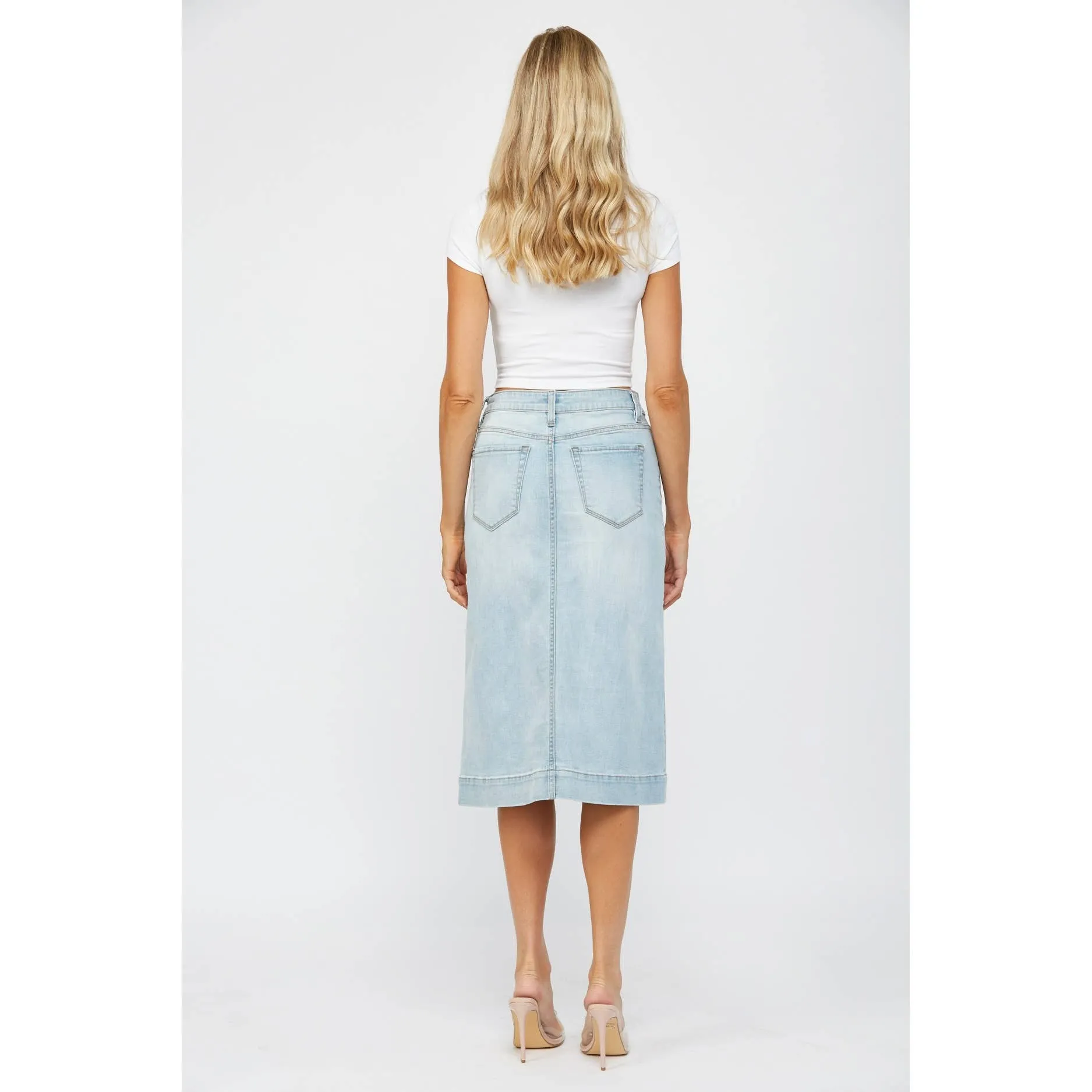 HIGH RISE A LINE SKIRT