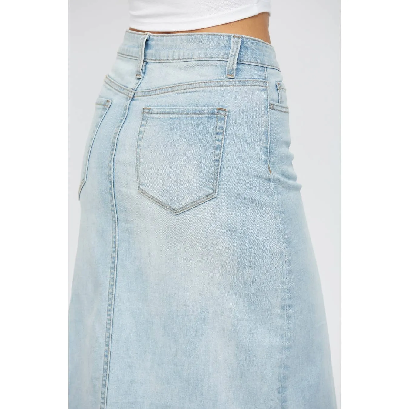 HIGH RISE A LINE SKIRT