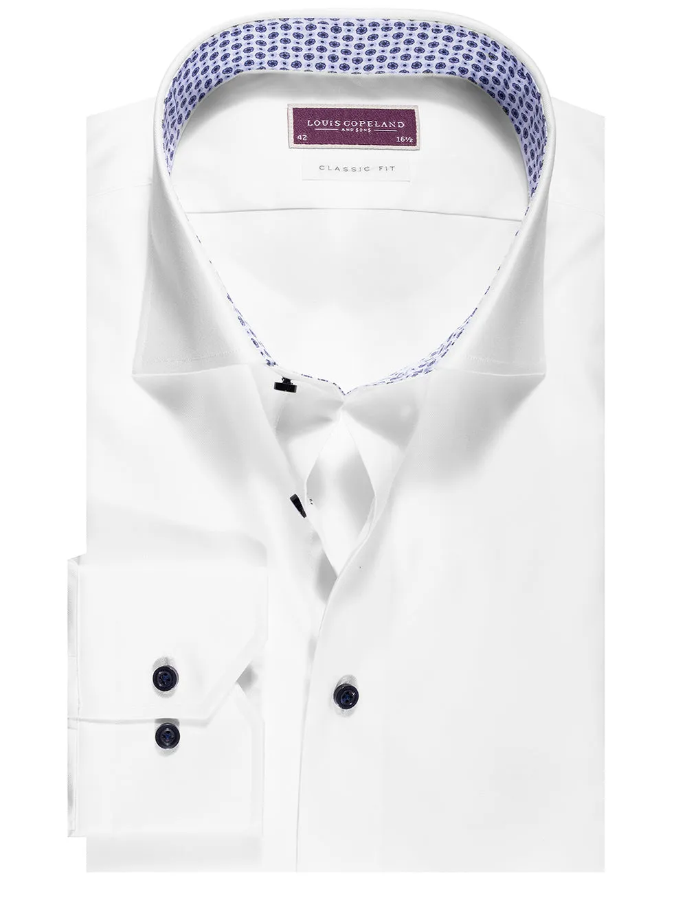 Journey With Inlay Shirt Classic Fit White