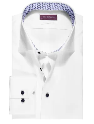 Journey With Inlay Shirt Classic Fit White