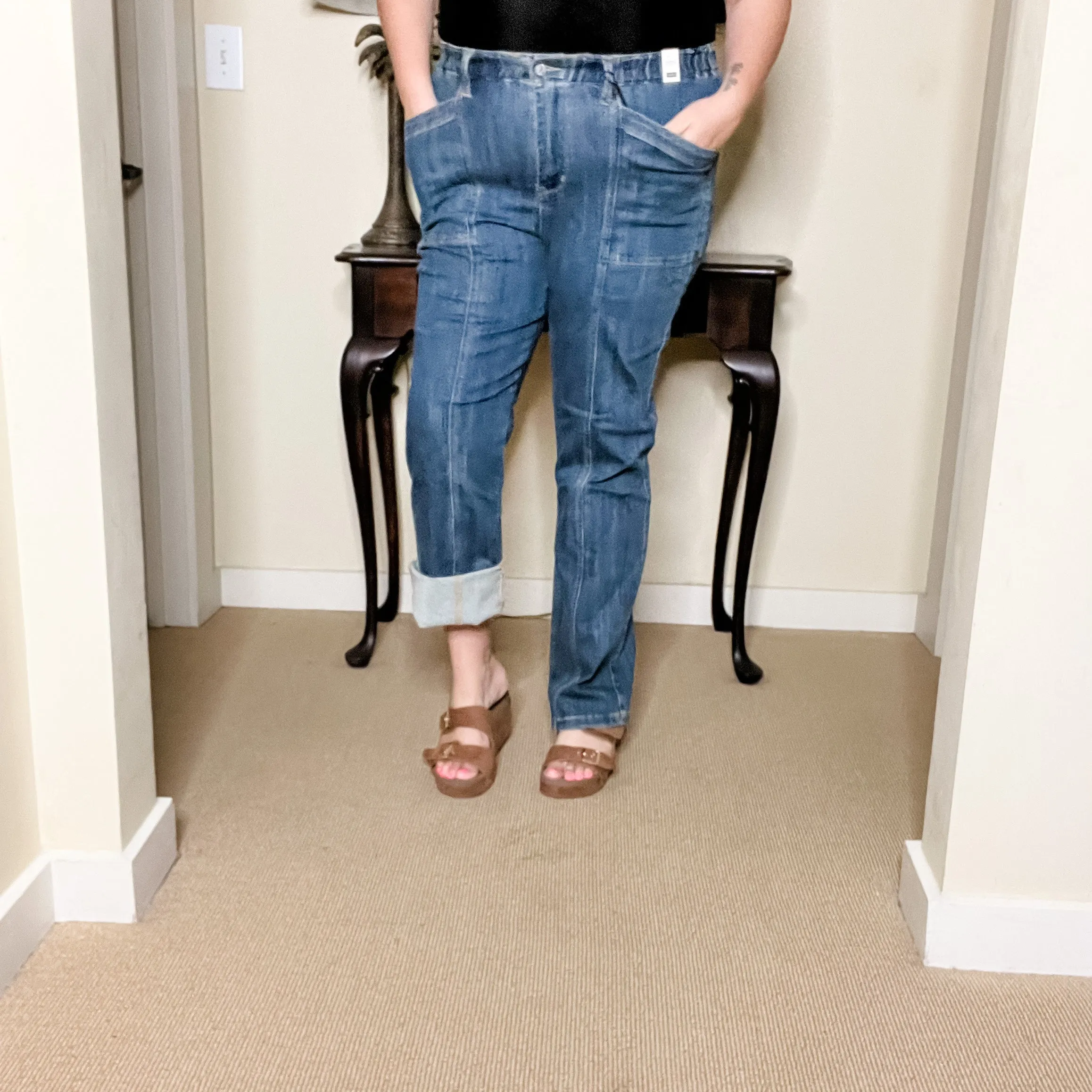 Judy Blue "Carry Me Away" Straight Leg Jeggings