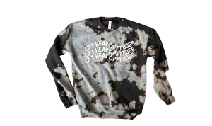 Lift Heavy Pet Dogs Acid Wash Sweatshirt