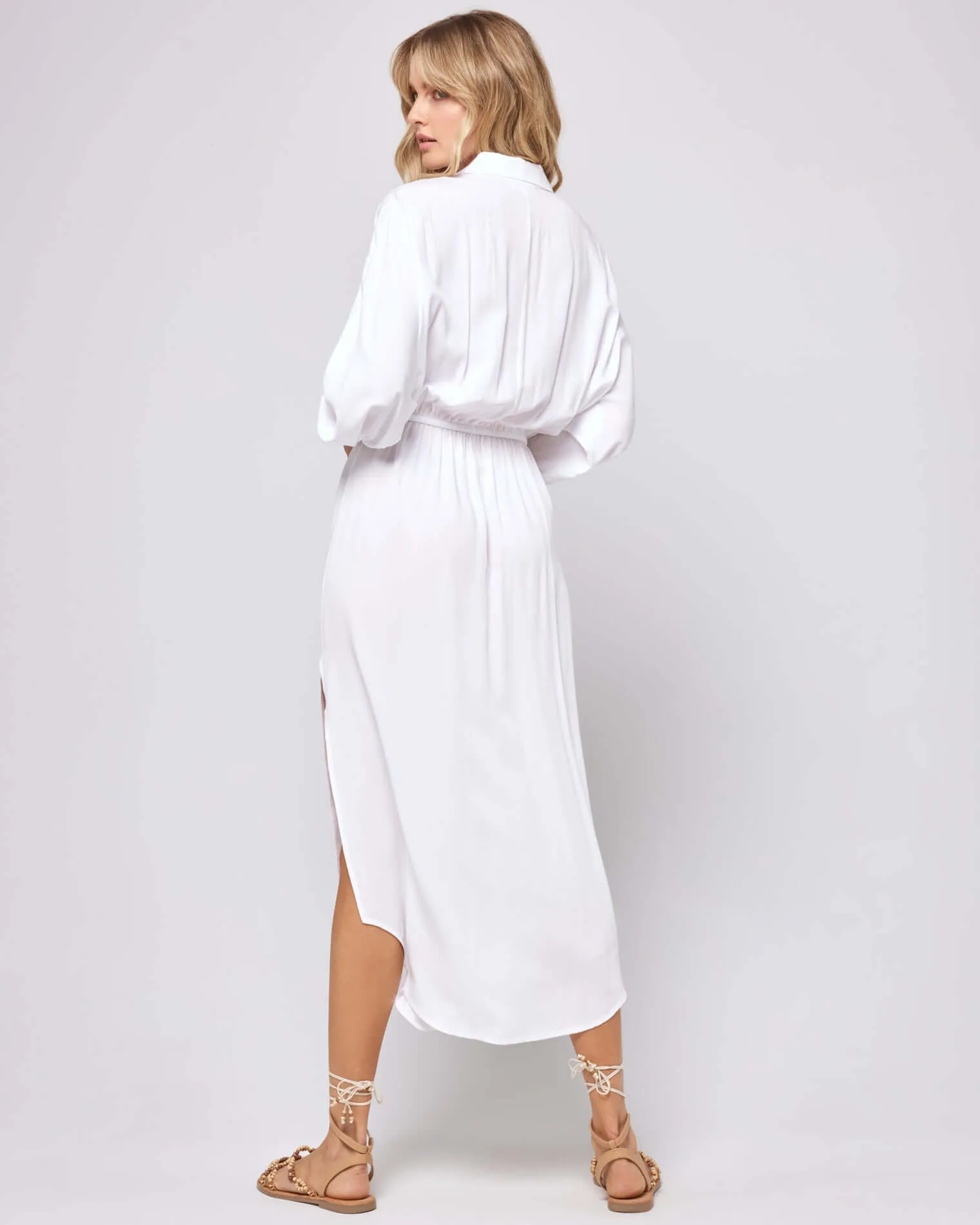 Logan Dress -white