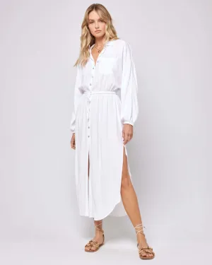 Logan Dress -white