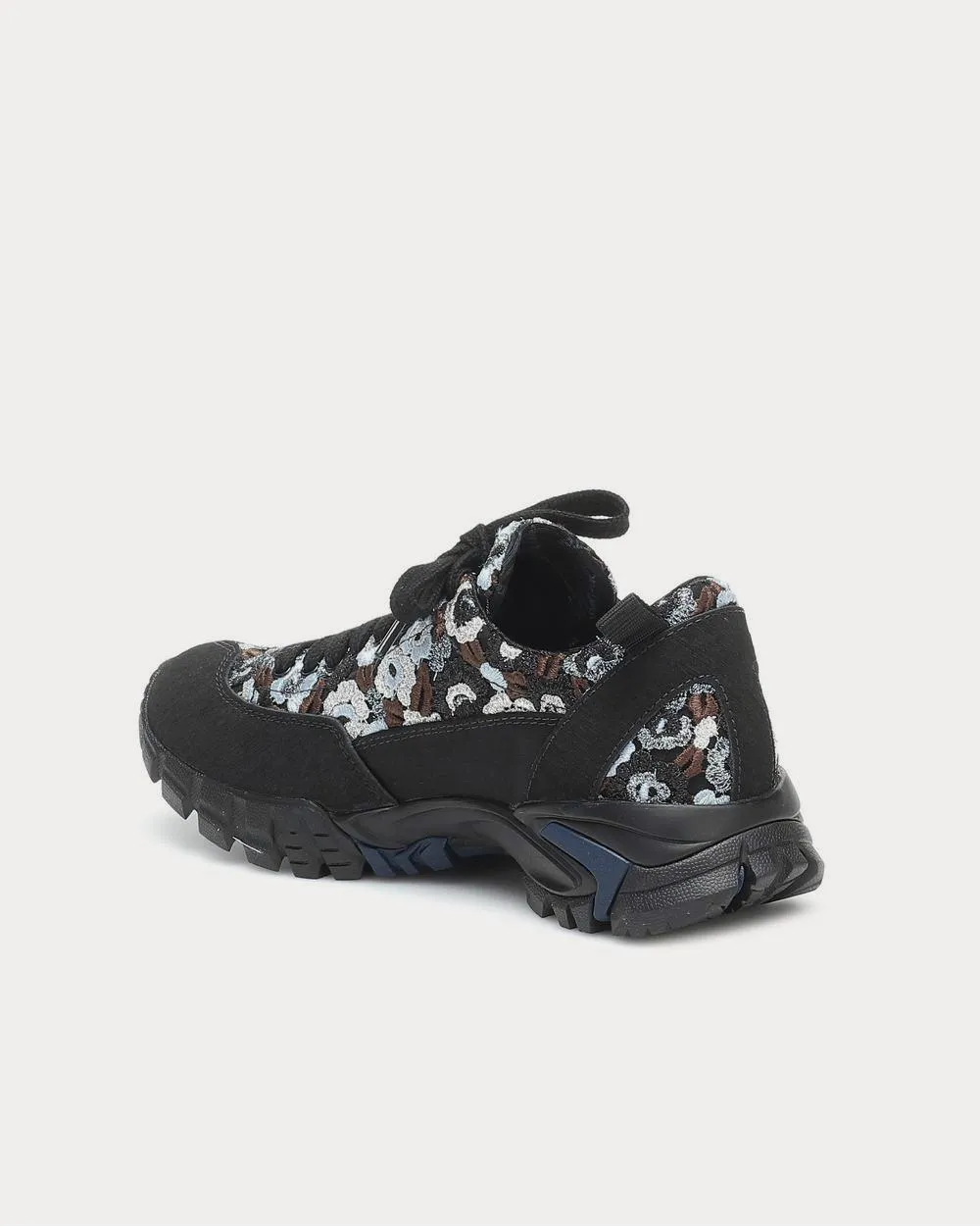 Macramè lace Brown Multi Low Top Sneakers