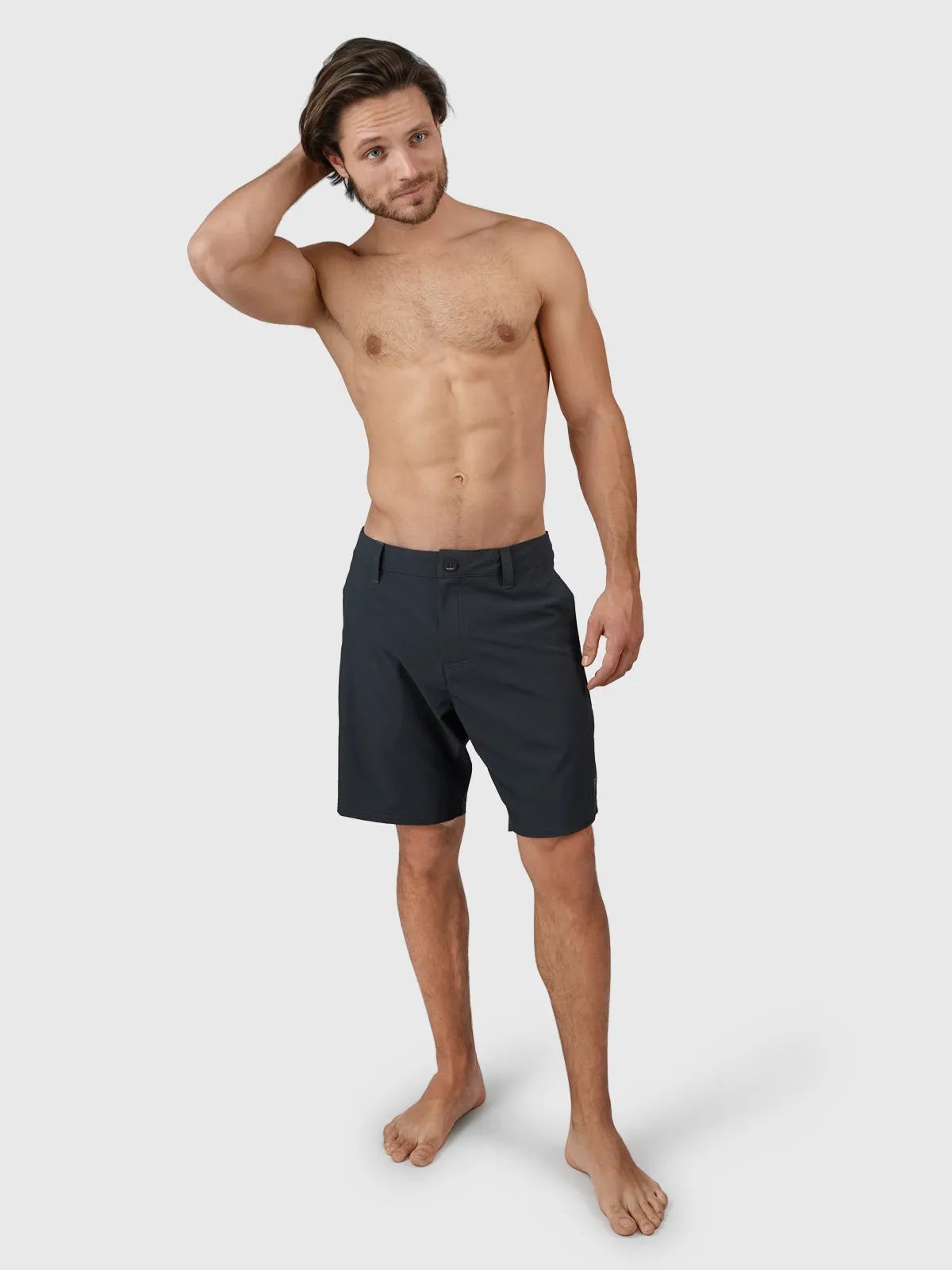 Marret Men Hybrid Shorts | Light Black