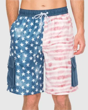 MEN'S AMERICANA CARGO BOARDSHORTS