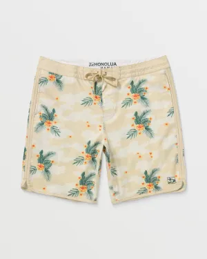 Mens Luau City Boardshort - Natural