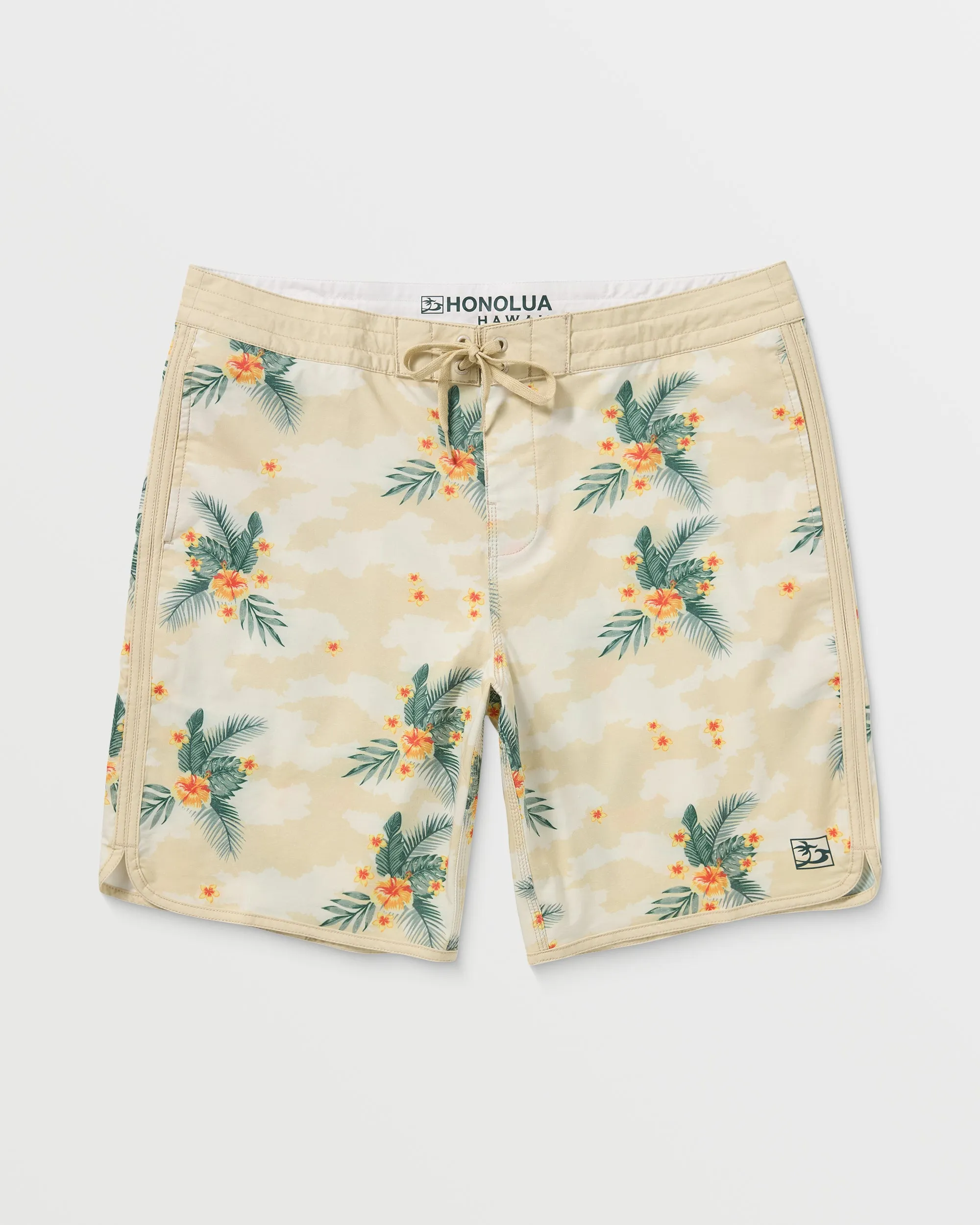Mens Luau City Boardshort - Natural