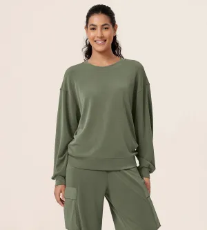 Modal Soft Oversized Crew Neck Sweatshirts