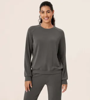 Modal Soft Raglan Long Sleeves Sweatshirts