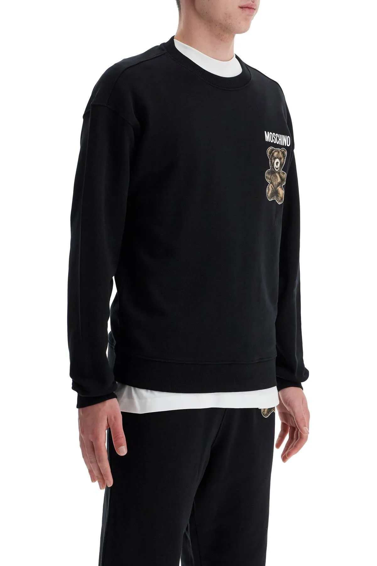 moschino teddy bear crewneck V1702 0228 MULTI BLACK