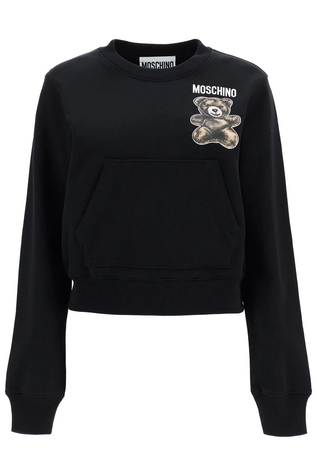 moschino teddy bear crewneck V1703 0528 MULTI BLACK