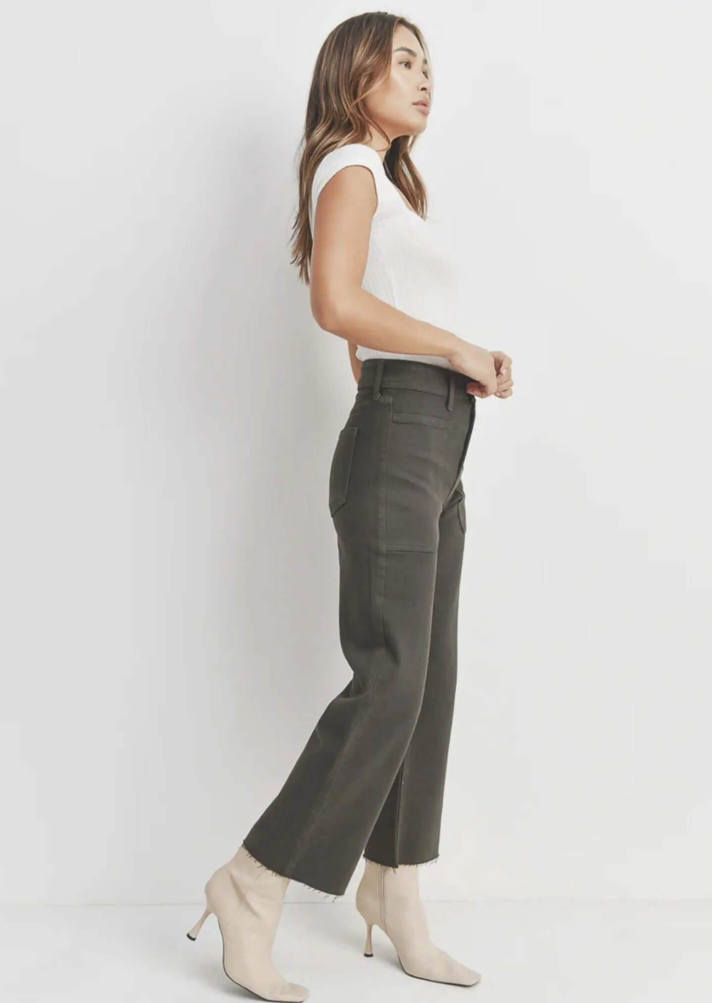 Nautical Wide Leg Jean Made in USA