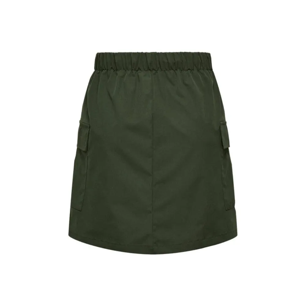 Only Malika Cargo Skirt In Duffel Bag Green