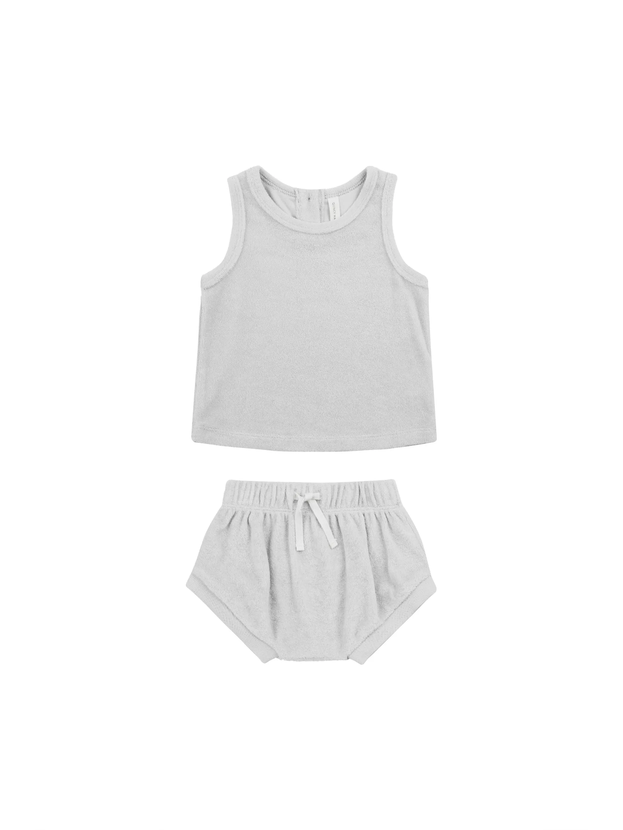 Quincy Mae Cloud Terry Tank   Short Set