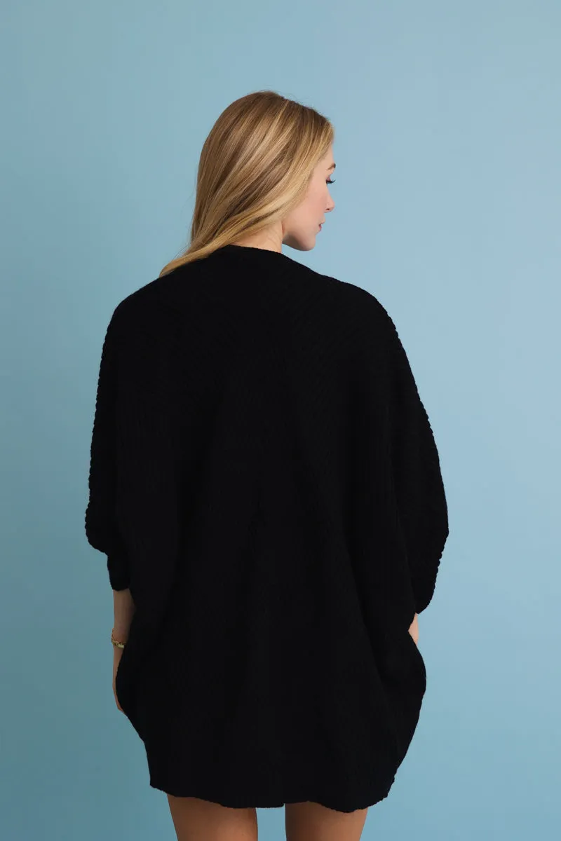 Ribbed Open-Front Knit Cardigan - 5 colors