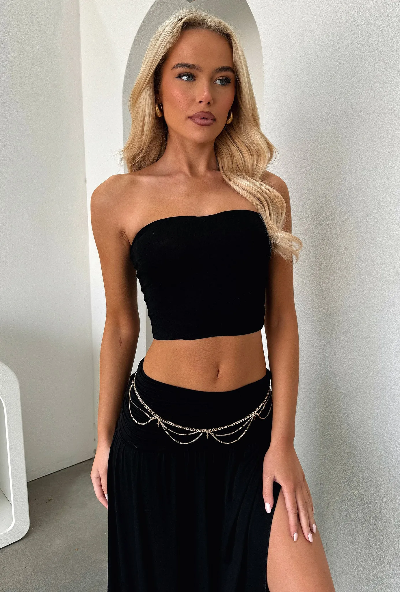 Rosalia Maxi Skirt - Black