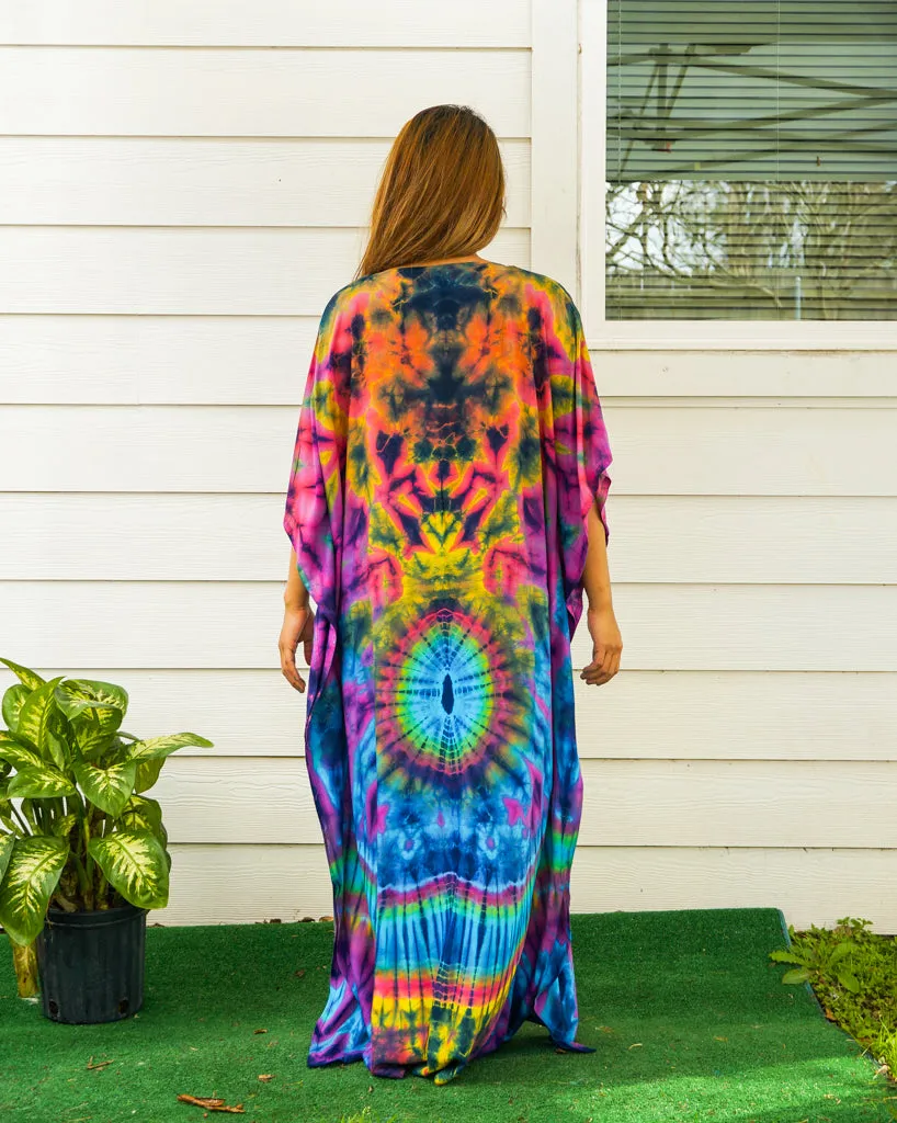 Solar Spectrum Tie Dye Kaftan