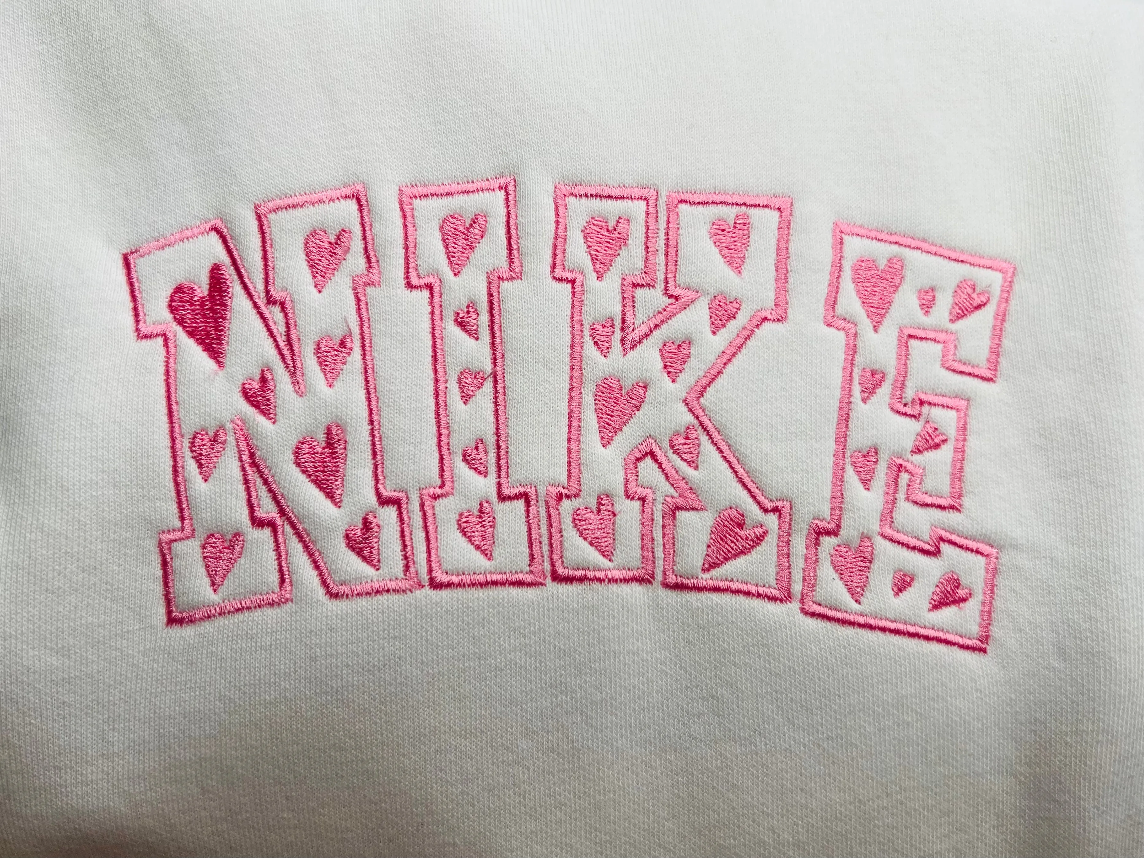 Valentines embroidery sweatshirt
