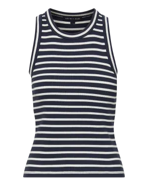 VERONICA BEARD CROPPED JORDYN TANK