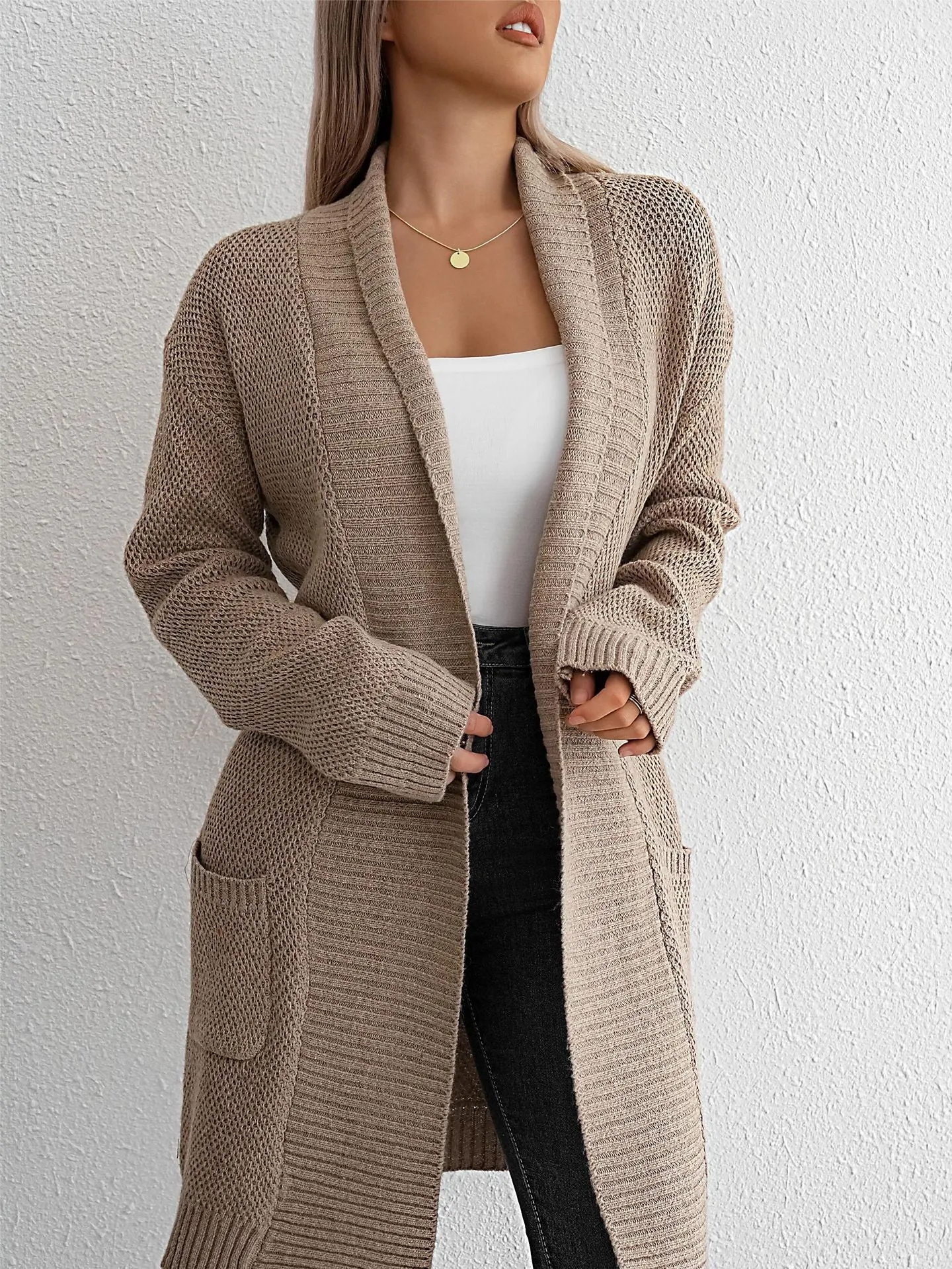 Versatile Long Knit Cardigan