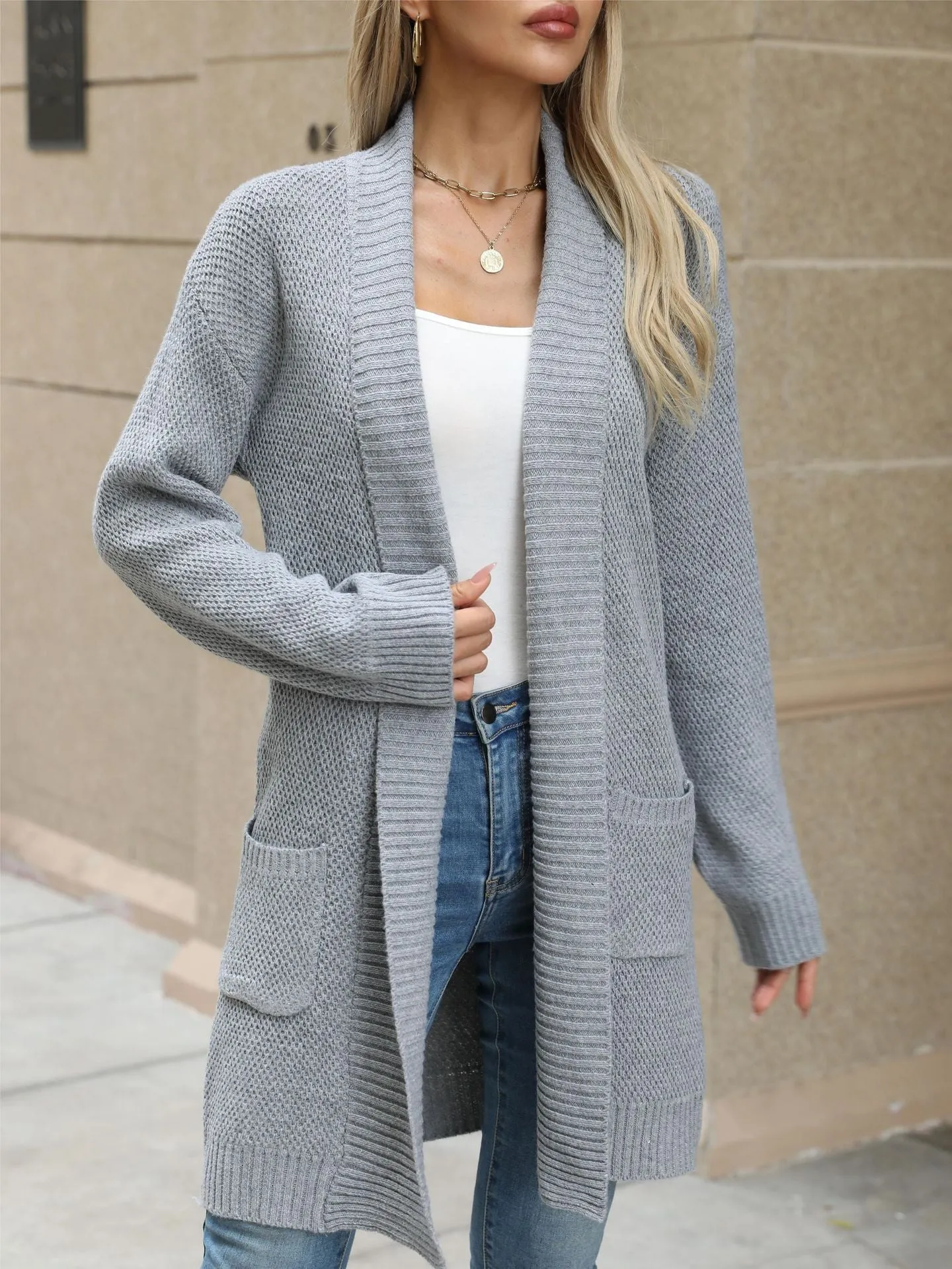 Versatile Long Knit Cardigan