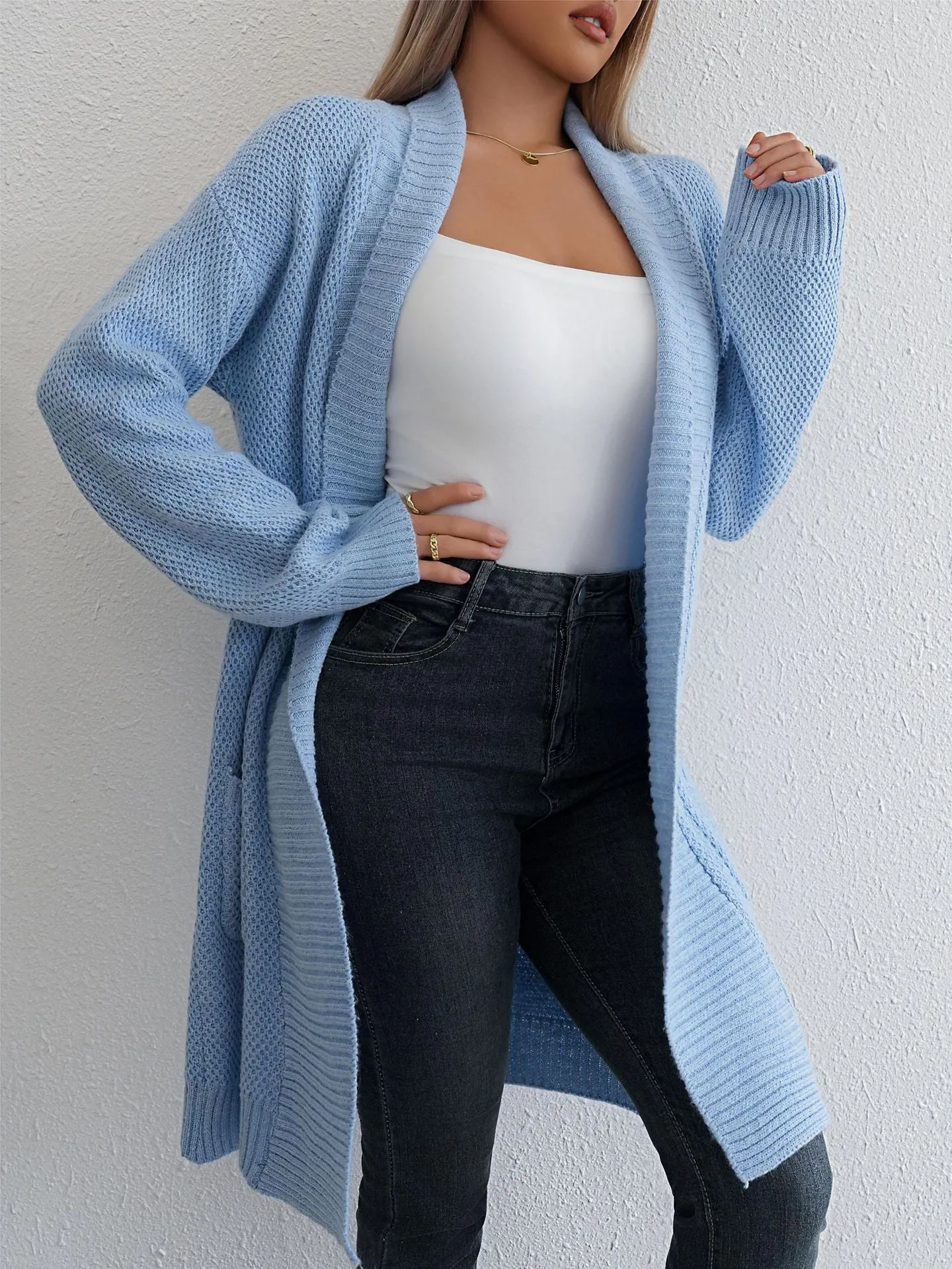 Versatile Long Knit Cardigan