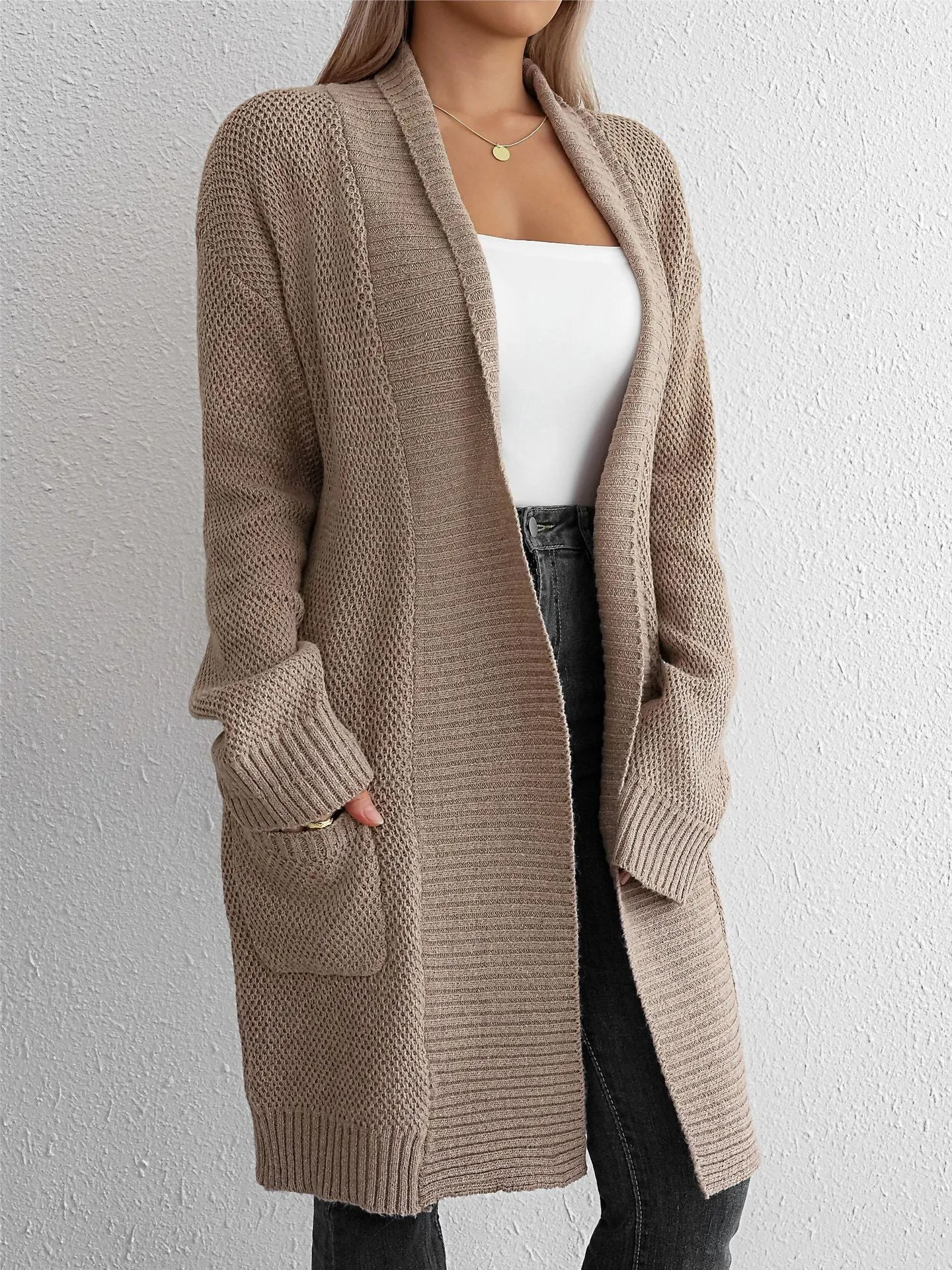 Versatile Long Knit Cardigan