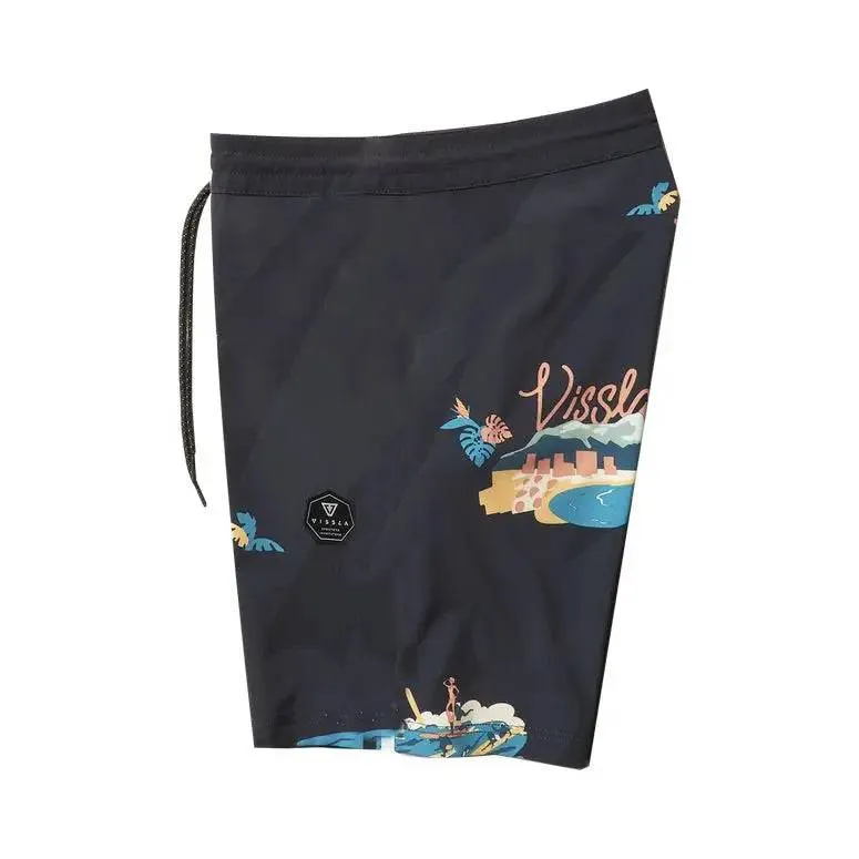 VISSLA Boardshorts Waikikooks 18.5" 30-34 Black