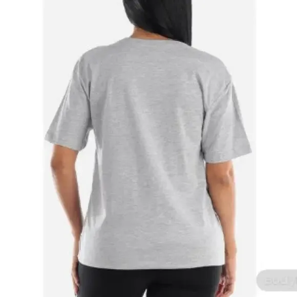Women's A True Love Story Never Ends Gray ' V-Neck
