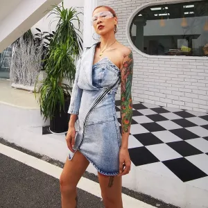 Women’s Chic Style Denim Dresses – Ailime Designs