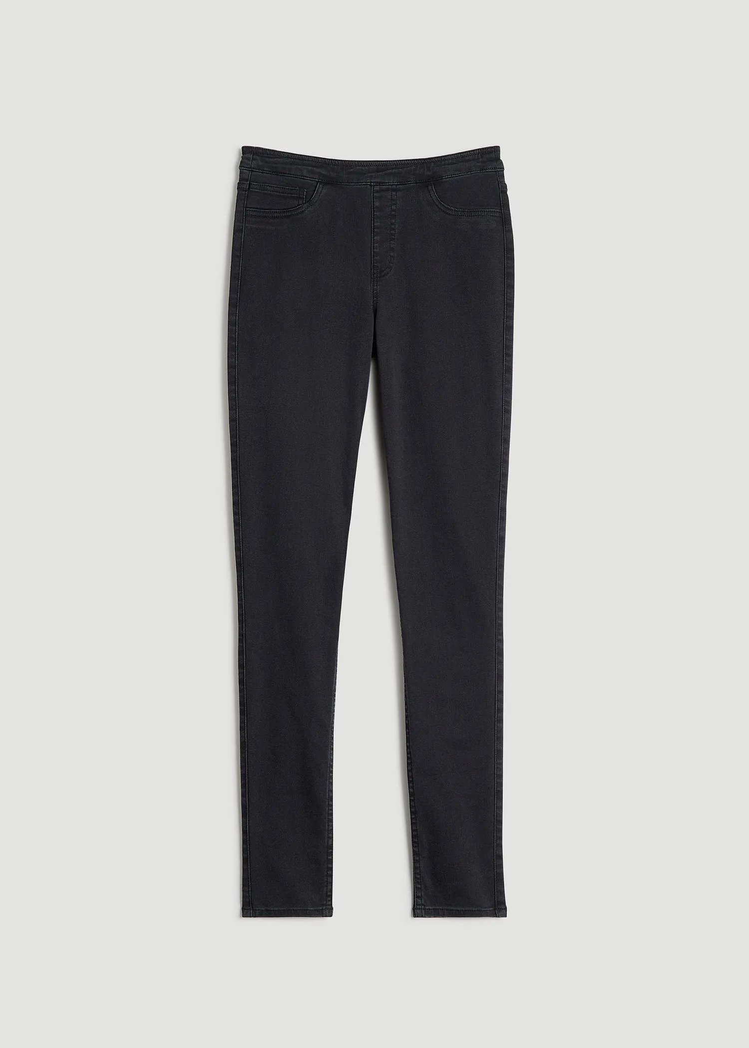 Women's Tall Jeggings in Washed Black